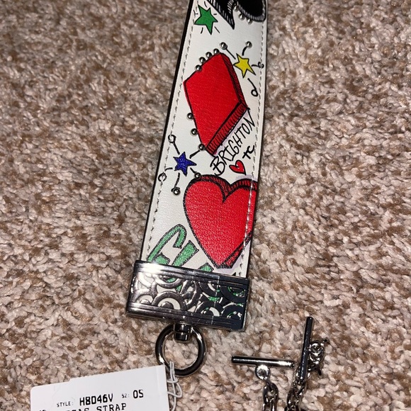 Brighton Las Vegas leather bag strap NWT - Picture 3 of 5